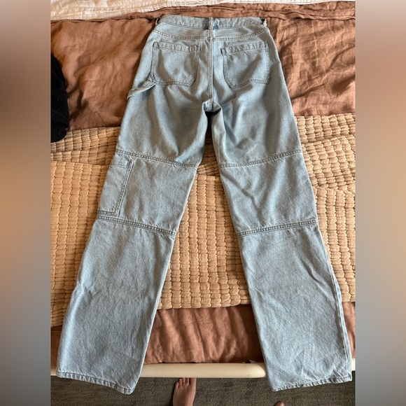 Pacsun wide leg high rise full length carpenter jean denim - Picture 5 of 7